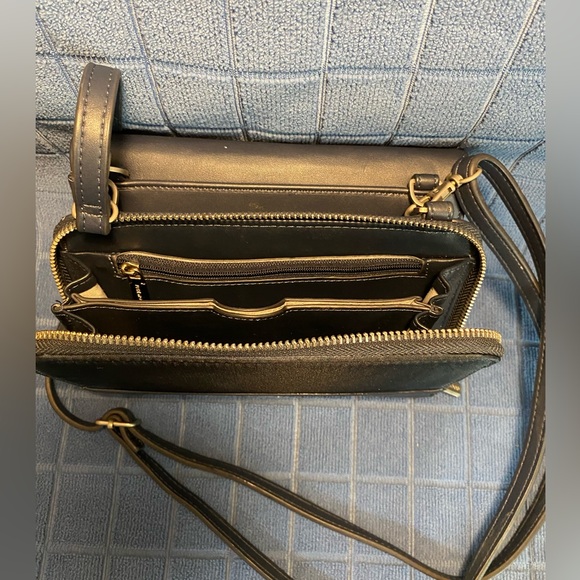 Pixie Mood Jane 2 in 1 Crossbody purse. Vegan leather. Vintage Blue colour! - Picture 4 of 7